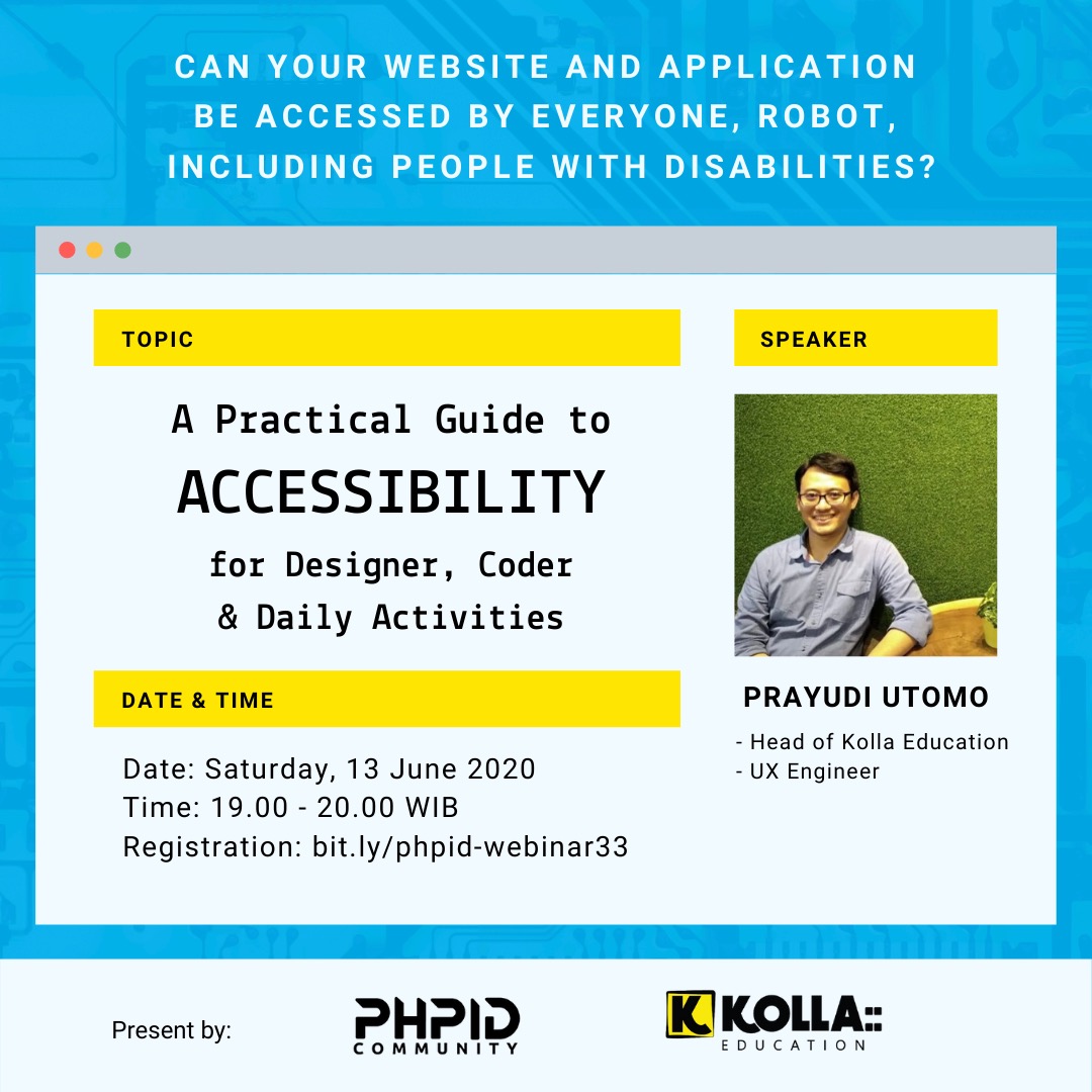 Eflyer Kolla Webinar Accessibility 101